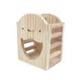 thumbnail image 3 of Estante de madera para de conejo, alimentador de alimentos, comedero de , soporte para césped, dispensador de colgante multifuncional Colco Estante de heno de conejo, 3 of 6
