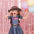 thumbnail image 3 of juego de disfraz de vaquera para niñas, disfraz de juego de rol, vestido de vaquera, atuendo occidental para Halloween, fiestas de cumpleaños, eventos temáticos, talla M, 3 of 8