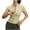 Green, variant on Button Down Shirts for Women Plus Size Short Sleeve Full Zip-Up Yoga Jacket Stand Collar Solid Color Running Top