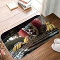 thumbnail image 5 of 1pc Pennywise Absorbent Non-Slip Bathroom Thickened Flannel Rug Decor,Soft,Quick Drying,Suitable For Indoor/outdoor Use,Bathrooms,Bedrooms,Kitchens,Terrace,Laundry Rooms,16"x24", 5 of 9