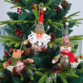 thumbnail image 4 of Christmas Ornaments Hanging Reindeer Decorations Santa/Snowman/Elk Ornaments for Christmas Tree Pendant Holiday Party Decor, 4 of 5