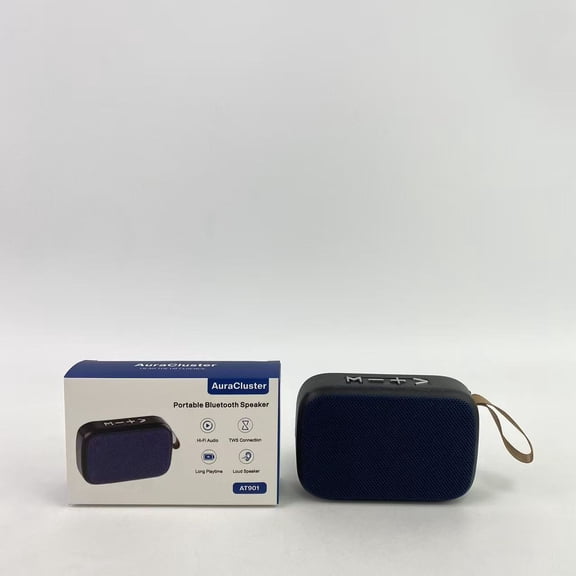 AuraCluster wireless speakers,Bluetooth Portable Speaker, Wireless Waterproof Speaker for Outdoor Travel - Black