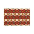 thumbnail image 4 of DouZhe Polyester Placemats Set de 4, Boho Sud-Ouest Aztec Modèle Résistant à la Chaleur Place Mats pour Table à Manger, 12 "x 18", 4 of 6