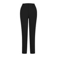 thumbnail image 6 of Timegard Formal Pants for Women Plus Size Tapered Leg Fall Casual Office Loose Trousers with Pockets, 6 of 6