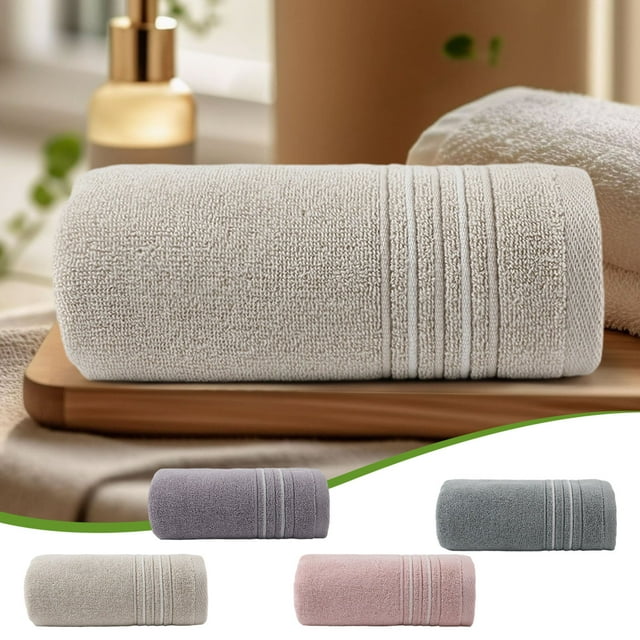 Toallitas Faciales Gruesas, Suaves y Absorbentes para Parejas | Bordes con Doble Costura | Tecnología de Secado Rápido | Ecológicas | 1 Unidad