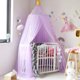 thumbnail image 5 of Mosquitera de encaje redondo con decoración de estrellas de 2,7 m, tienda de juegos, rincón de lectura, toldos, hilo para niña, dosel de cama de princesa para decoración de habitación de niñas,, 5 of 7