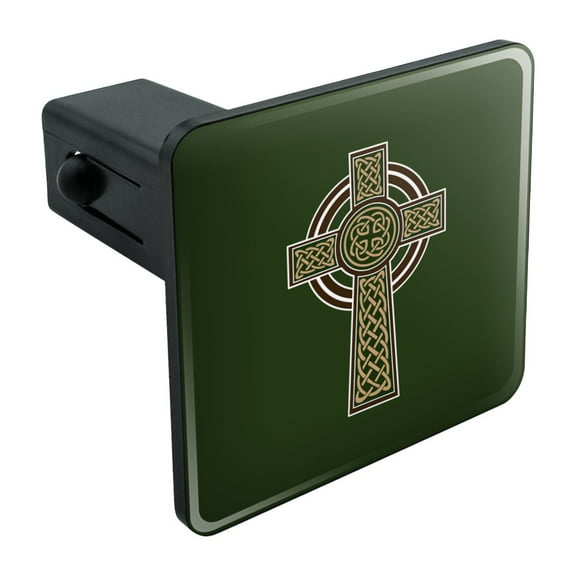 Celtic Christian Cross Irish Ireland Tow Trailer Hitch Cover Plug Insert