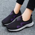 thumbnail image 1 of Zapatos casuales de mujer Malla transpirable Slip-On Light para verano (Negro 37) Wdftyju Tenis De Mujer Tenis De Hombre, 1 of 5