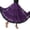 Purple, variant on Women's Spanish Flamenco Skirt, Mesh Ruffle Maxi Dance Skirt, 1PC, L-XL