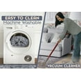 thumbnail image 3 of L'Baiet Lyla Blue Traditional Washable 8 ft. x 10 ft. Fabric Area Rug, 3 of 6