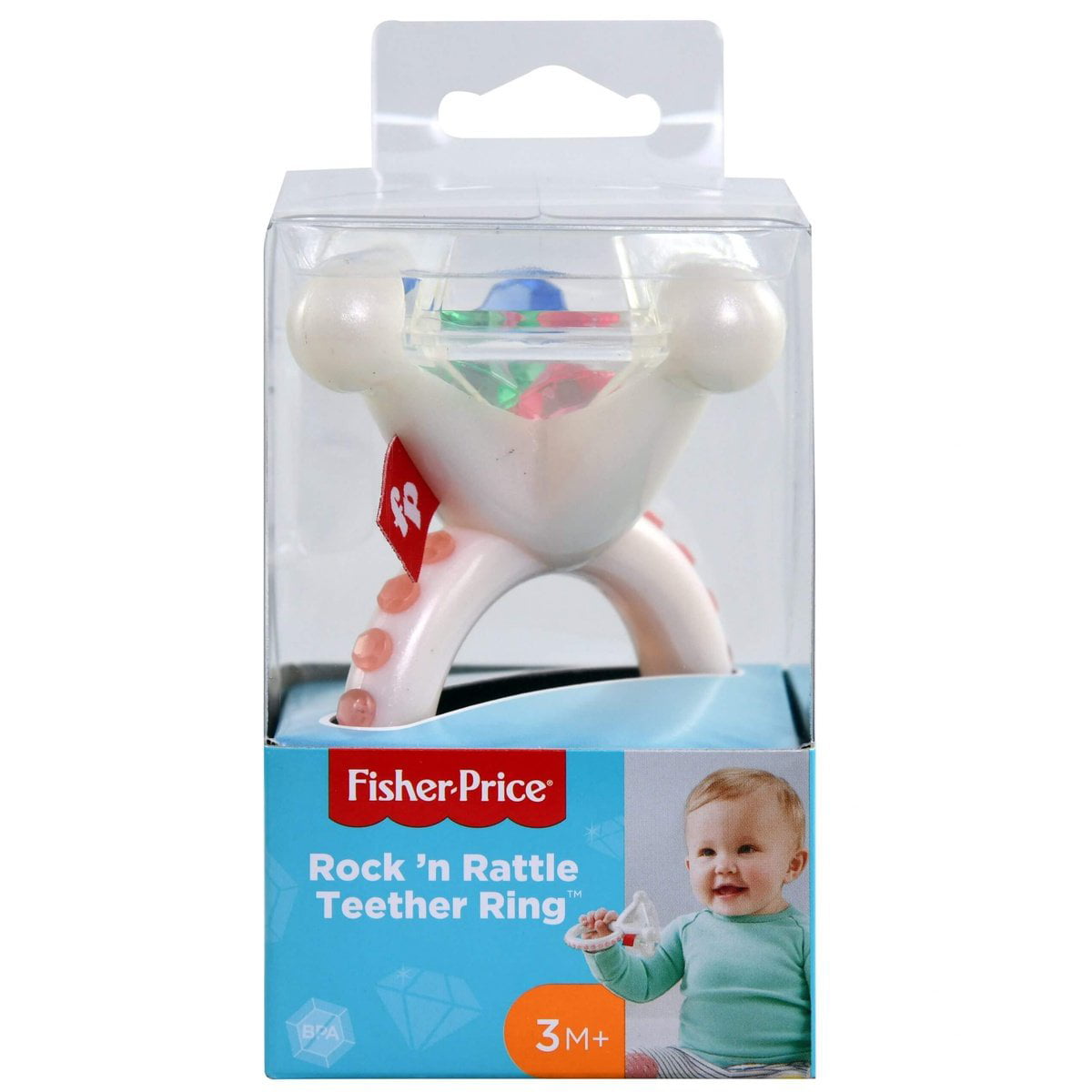 Fisher Price Tiny Take-Alongs Gift Set Teether Rattle Crinkle Camera 0+ 