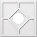 thumbnail image 3 of Ekena Millwork CMP20EY-06000 20 in. OD x 6 in. ID Square Embry Architectural Grade PVC Contemporary Ceiling Medallion, 3 of 4