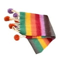 thumbnail image 6 of Dopamines Rainbow Kids Scarf Cozy Warmth Soft Knit Scarf Warm Children Scarf Comfortable Wearing Scarf for Ages 3 to12, 6 of 9