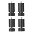 thumbnail image 4 of 4x Sofa Legs Metal Furniture Legs Adjustable Alloy Heavy Duty M10 Thread Bed Frame Legs Table Feet M10 for Wardrobes Coffee Tables Beds Cafe, 4 of 5