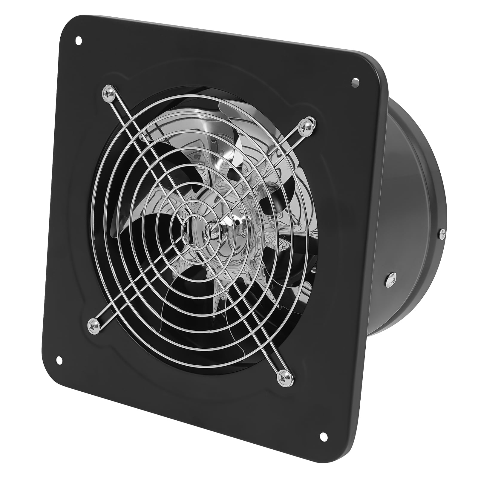 7 inch Commercial Industrial Ventilation Extractor Axial Exhaust Air Blower Fan Black