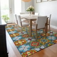 thumbnail image 6 of Addison Rugs Mayfield Washable Kitchen Spanish Tiles Kaleidoscope Rectangle Rug, 10' x 14', 6 of 6