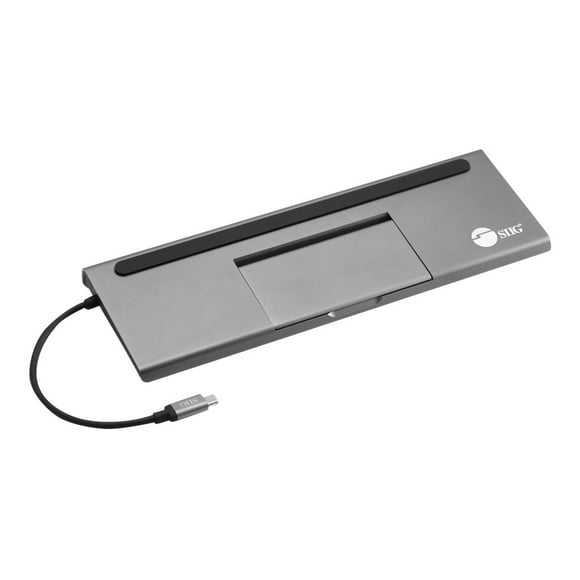 SIIG USB-C MST Video Docking Station with PD - Docking station - USB-C - VGA, HDMI, DP - 1GbE