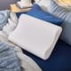 thumbnail image 1 of Almohada de espuma de memoria con contorno y funda de algodón, Blanco, Estándar, 1 of 8