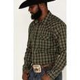 thumbnail image 2 of Cody James Men's Douglas Fir Plaid Print Long Sleeve Snap Western Shirt - CJHO22W1-GRN Medium, 2 of 4