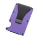 thumbnail image 4 of Tarjetero para tarjetas de crédito para hombre, cartera compacta con capacidad para 15 tarjetas y dinero, tarjetero minimalista y delgado para marido, Púrpura, 4 of 8
