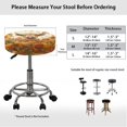 thumbnail image 6 of Jeiento Thanksgiving Stool Seat Cover Round Barstool Covers Slipcovers for 13-15 Inch Highland Cow Dustproof Seat Cover for Bar Stools Set of 2 Pumpkin Non Slip Stool Slipcover for Bar Chair, 6 of 6