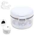 thumbnail image 2 of Retainer Cleaning Case Retainer Soaking Case Travel Denture Case Cute Denture Holder Retainer Storage Soak Container For Travel, 2 of 9