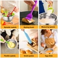 thumbnail image 7 of TINANA 26PCS Stainless Steel Mixing Bowls with Lids Set, Nesting Mixing Bowl Set with Non-Slip Bottom Tools Gadgets, 7/4/3.5/2.5/2/1.5QT Metal Salad Bowls for Serving Prepping Baking, Multicolor, 7 of 7