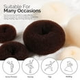 thumbnail image 4 of 9 piezas de herramientas para trenzar el cabello con forma de bola y donut para el cabello, 4 of 4