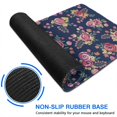 thumbnail image 6 of Long Mouse Pads for Desk,Pioneer Flower Floral Print Pattern Desk Mats on Top Of Desks, Desk Mouse Pad Extra Large with 3mm Non-Slip Base and Stitched Edge for Gaming,Office,Work,Home 47.3"x23.6", 6 of 6