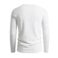 thumbnail image 5 of StSilkitty Long Sleeve T-Shirts for Mens Solid Color Lightweight V Neck Casual Shirts Summer Beach Vacation Breathable Pullover Tops, 5 of 7
