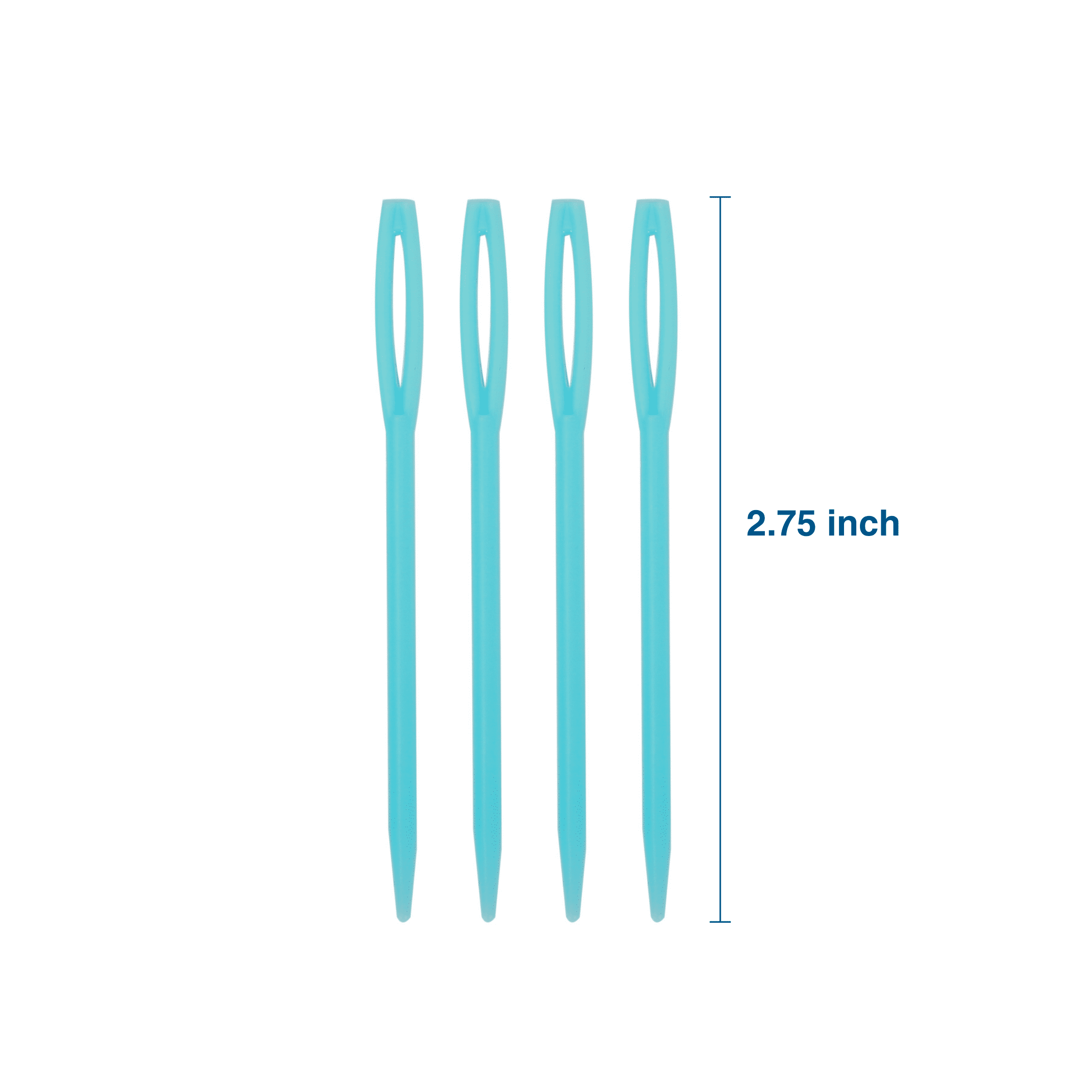Hello Hobby Plastic Yarn Needles, 2.75 in, 4-Piece Set