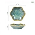 thumbnail image 1 of 1Pc Ceramic Taste Dish Flower Shape Porcelain Nut Saucer Small Plate Mini Soy Sauce Seasoning Tableware Kitchen Supplies N9, 1 of 6