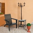 thumbnail image 2 of Costway 2PCS Patio Adirondack Chair Side Table Set Solid Wood Garden Deck Black, 2 of 10