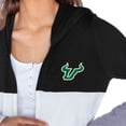 thumbnail image 3 of Women's Gameday Couture  Black South Florida Bulls Colorblock Hooded Cardigan, 3 of 3