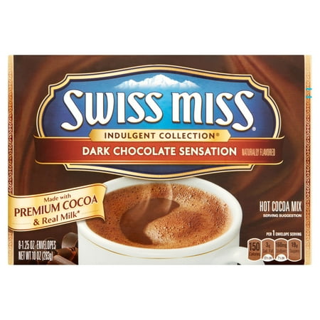 Swiss Miss Dark Chocolate Caffeine Swiss Miss Dark Chocolate Caffeine