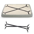 thumbnail image 1 of 1 Pcs Attache Triangulaire pour Drap, Sangles de Support Réglables pour Matelas, Protège-Matelas Ajustable Housse de Couette, Support d'Angle pour Drap, Sangles Élastiques, Pinces, Pinces, Tondeuses, 1 of 7