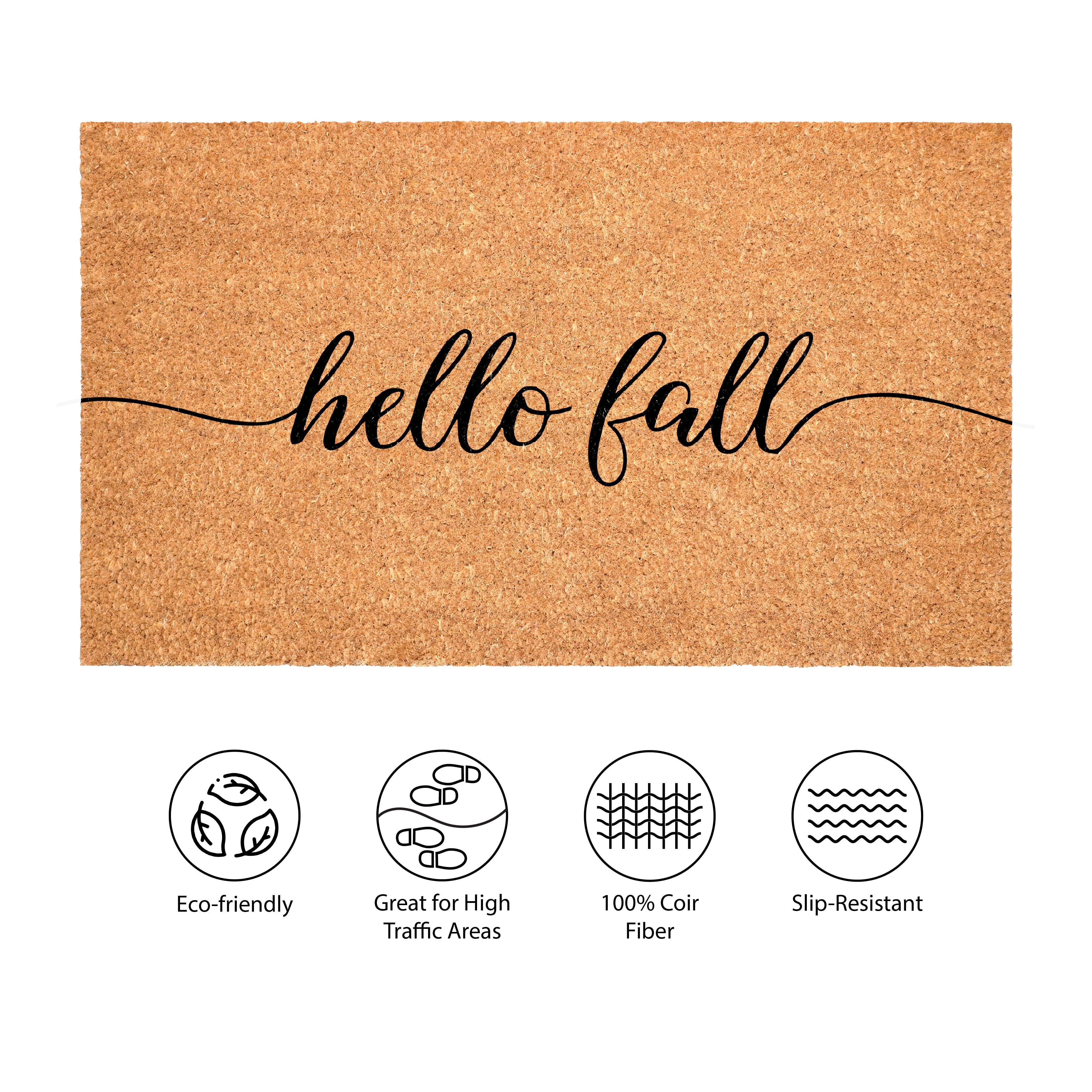 Calloway Mills 108972436 Hello Fall Doormat, 24" x 36"