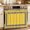 Yellow, variant on Red Gray Black Oven Curtain with Tie Top,Oven Skirt Curtain for Kitchen,Vintage Country Gradient Wooden Grain Under OvenCover Panel for Dust & Grease,Apartment RV Cabinet Curtains 30''x21.5''