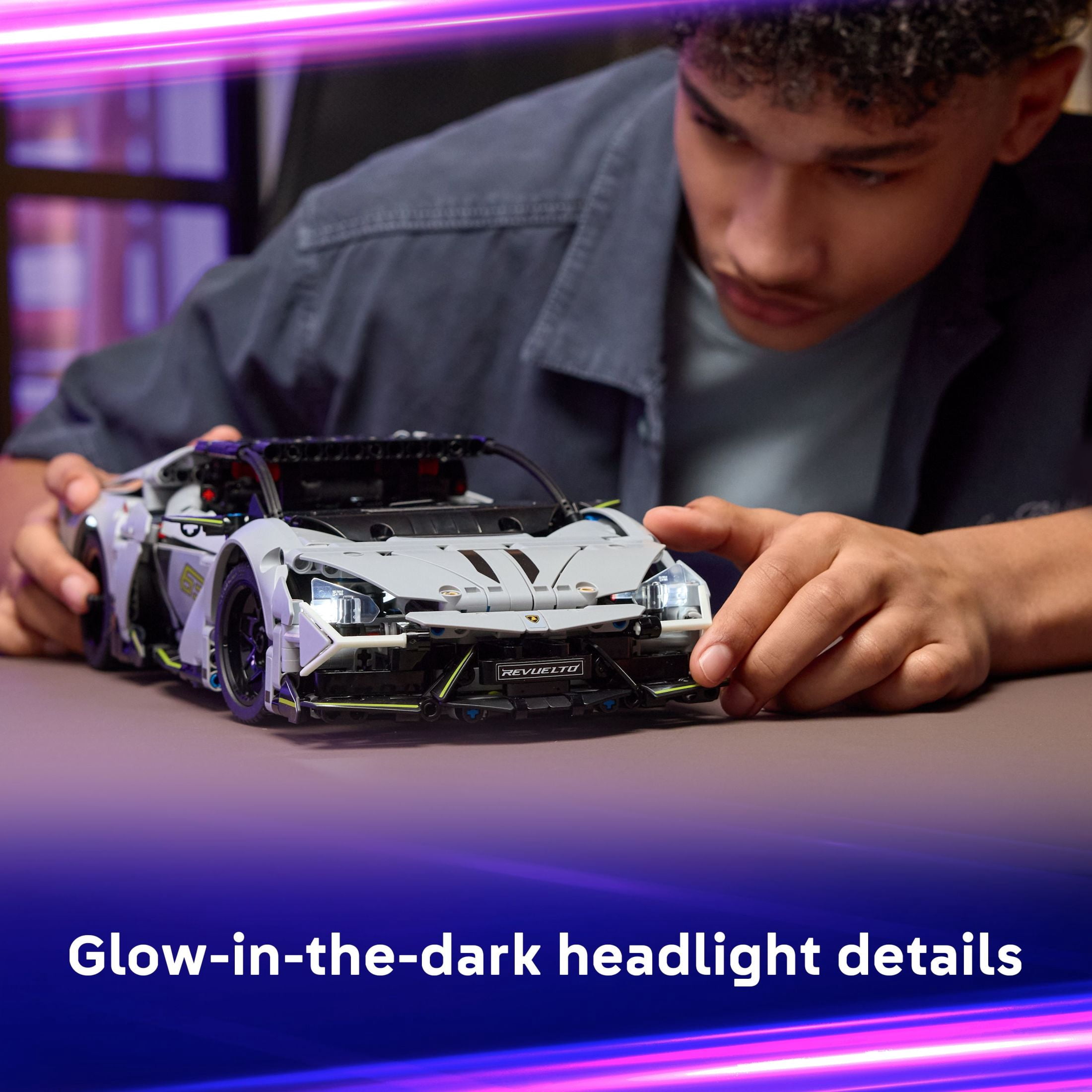 LEGO Technic Lamborghini Revuelto Super Sports Car Toy - Building Set for Girls & Boys - Lamborghini Model Kit for Kids, Ages 10+ - Makes a Cool Gift for Kids & Car Enthusiasts - 42214