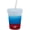 Americana, variant on Silipint Silicone 8 oz Kids Straw Tumbler, Hippie Hops