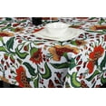 thumbnail image 5 of Outdoor Indoor Spill Proof Waterproof Tablecloth, Vintage Floral Design Patio Fabric Table Cover, Home Décor Wrinkle Free Table Cloths for Dinner/BBQs(60x102 inch Rectangle/Oblong), 5 of 6