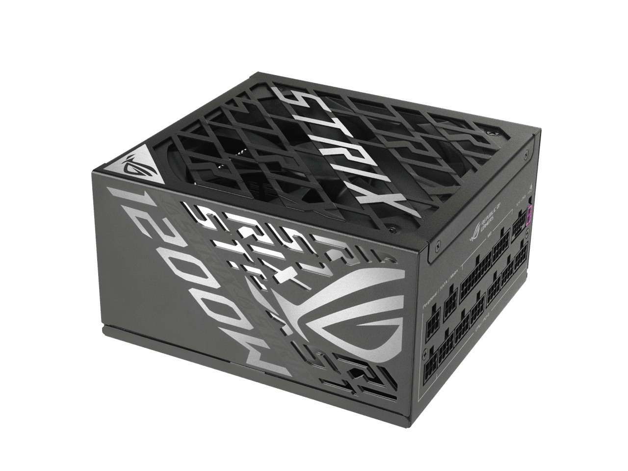 Asus ROG Strix 1200W Power Supply - Internal - 120 V AC, 230 V AC Input - 3.3 V DC, 5 V DC, 12 V DC, -12 V DC, 5 V SB Output - 1200 W - Active PFC - 1 +12V Rails - PCI Express Connector - 1 Fan(s) ...