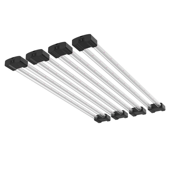 BoostGro 3FT LED Grow Light Full Spectrum with Enriched Red Light Linkable Design for Indoor Plants and Gardening (4-pack)