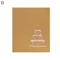 thumbnail image 3 of Tarjeta de felicitación de Navidad útil tallada ligera TARJETA DE Feliz cumpleaños plegable tarjeta de felicitación de Festival postal, 3 of 4