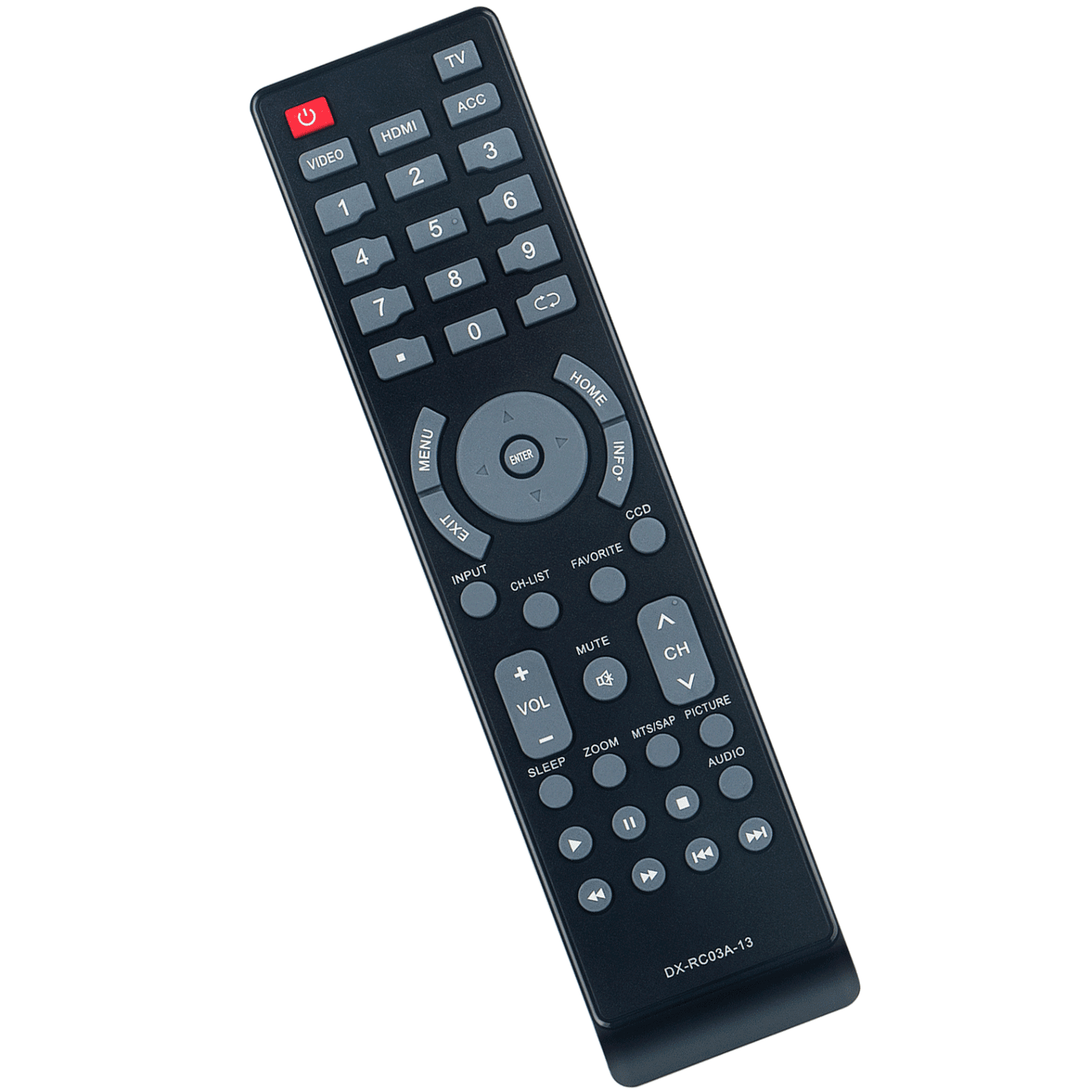 DXRC03A13 Replacement Remote Control for Dynex LED TV DX60D260A13 NS