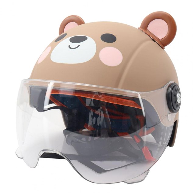 Casco de montar para niños, accesorio de seguridad para monopatín, ajustable, aspecto Adorable, ultraligero, absorción de golpes, ABS Fivean Cascos de ciclismo