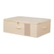 thumbnail image 5 of debajo de la caja de almacenamiento de la caja de ropa Organizador de juguetes Garnizador práctico contenedor de almacenamiento plegado con contenedor Beige, 5 of 8