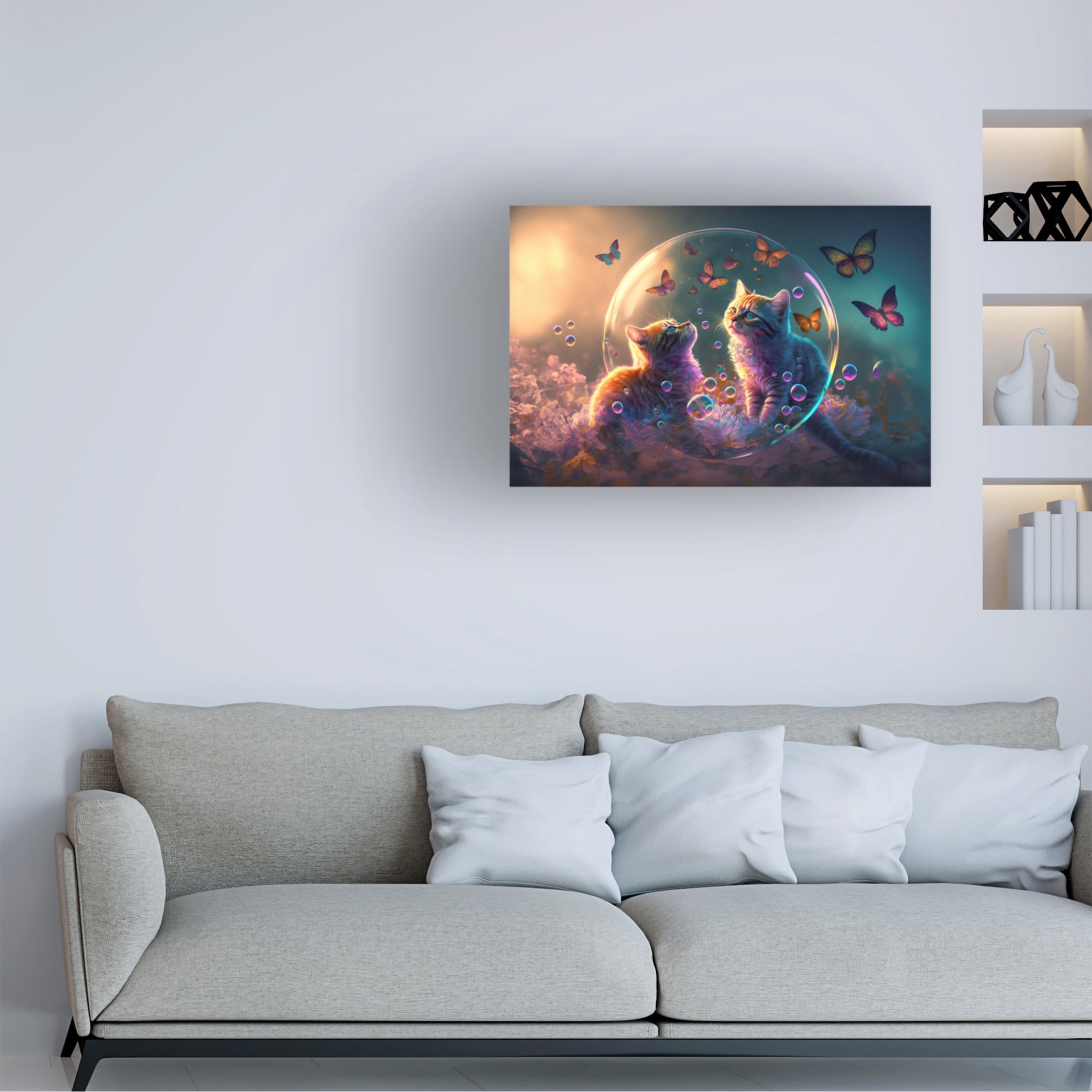 Canvas Wall Art - Ray Heere 'Mystical Morning 11' Wall Art for Living Room, Bedroom, or Office Décor by Trademark Fine Art - 24 x 16 Inches