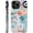 Beach Shark Collage, variant on Case Compatible with iPhone 14, Fall Prevention Hybrid 2-Layer Hard Shell Phone Cover for Girls Boys, Oceans Turtle Sea