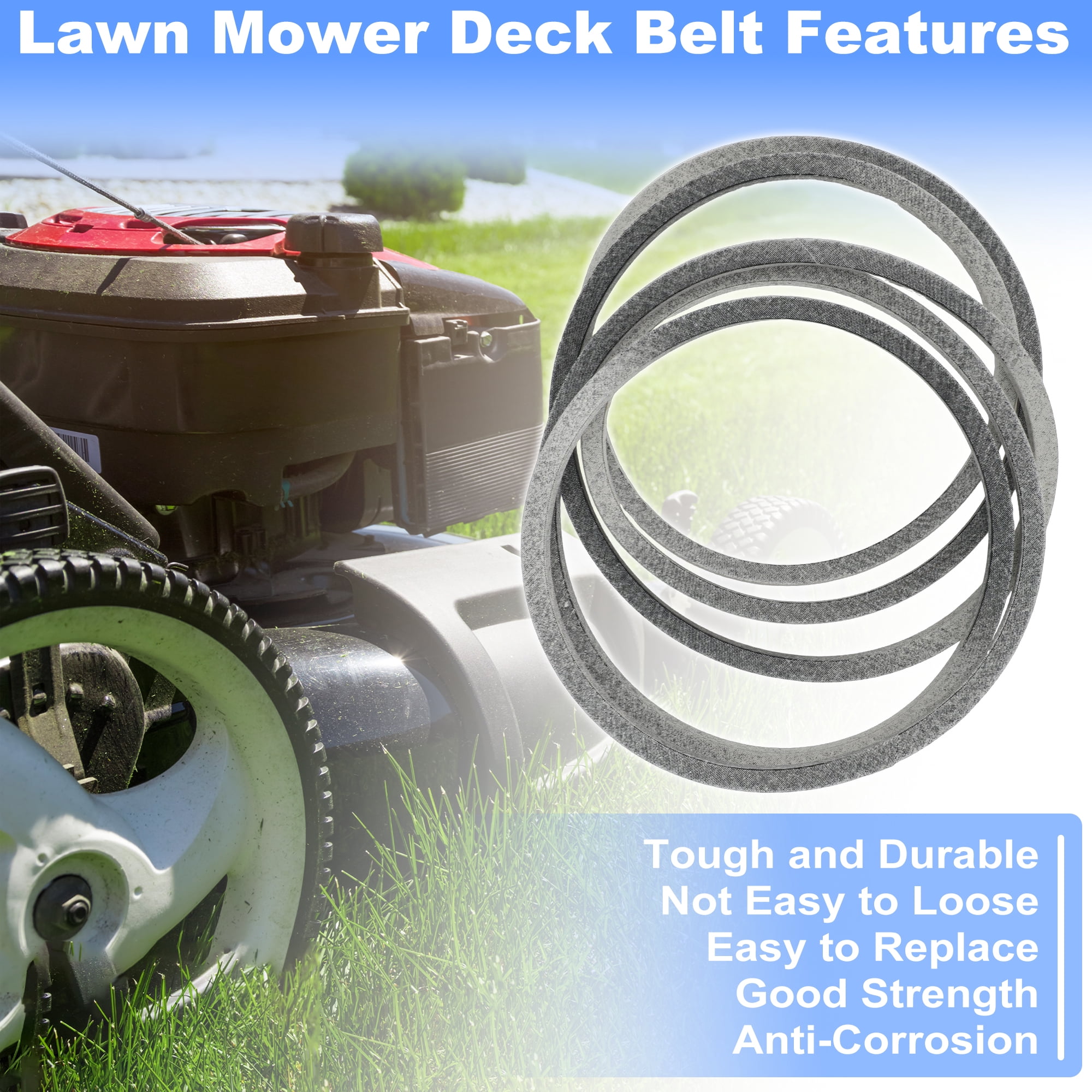Unique Bargains 135" Lawn Mower Drive Belt for Bad Boy Maverick HD and Other Models